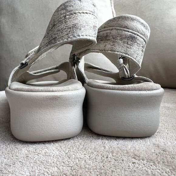 Wolky Multu Picasso Crash Multi White Adjustable Sandals EU 38 US 7 Comfort - Picture 12 of 16